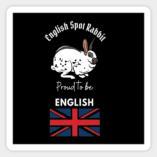 English Spot Rabbit Magnet